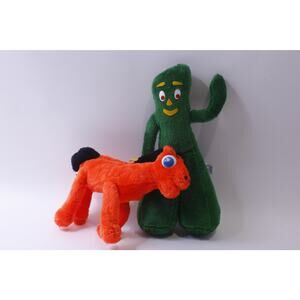Gumby and Pokey the Pony, Plush, Ace Novelty, Vintage, ~ 241211-WH M-17-10